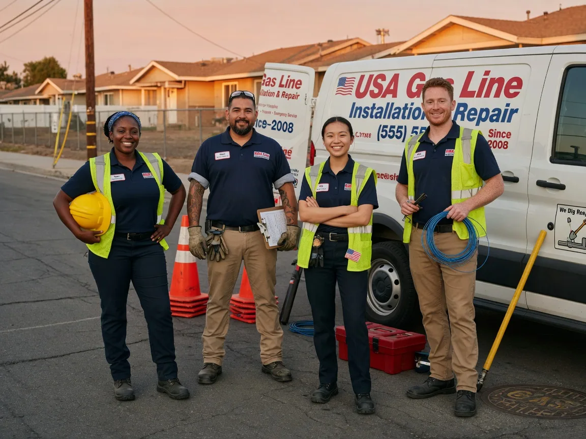 Gas Line Installation company in Panna Maria, TX